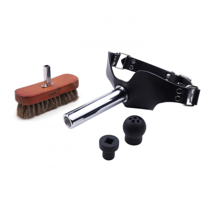 Набір для домінування LOCKINK SEVANDA Objectification Human Furniture Set, маска та 4 насадки