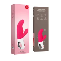 Вібратор-кролик Fun Factory MISS BI pink/white, 2 незалежні мотори, діаметр 4,2 см — Переглянути зображення 6