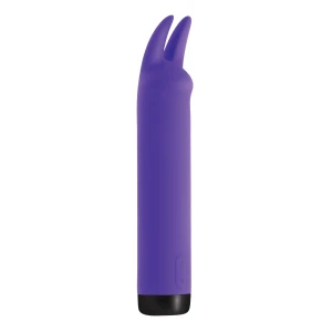 Вібратор S Pleasures Bullets Amethyst, фіолетовий, з двома відростками, 10 режимів, діаметр 2,8 см