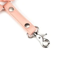 Хрестовина для фіксації Liebe Seele Dark Candy Pink Hogtie, з кільцем, 4 карабіни — Просмотреть изображение 4