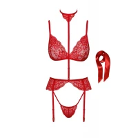 Комплект Kissable Bondage Kiss Set Red L/XL — Переглянути зображення 14