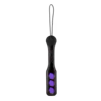 Паддл Punishment – Purple Lips Paddle – Black, залишає слід у вигляді поцілунку — Переглянути зображення 1