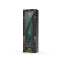 Смарт-вібратор Zalo Ares Turquoise Green, підігрів, 3 мотори, язичок для клітора, стимуляція точки G — Переглянути зображення 17