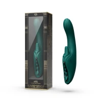 Смарт-вібратор Zalo Ares Turquoise Green, підігрів, 3 мотори, язичок для клітора, стимуляція точки G — Переглянути зображення 16