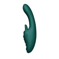 Смарт-вібратор Zalo Ares Turquoise Green, підігрів, 3 мотори, язичок для клітора, стимуляція точки G — Просмотреть изображение 1