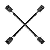 Хрестовина Bedroom Fantasies Hog Tie Cross Bar With Cuffs — Переглянути зображення 1
