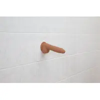 Фалоімітатор ADDICTION Steven 7.5&quot; Silicone Dong Caramel, віброкуля в подарунок — Переглянути зображення 14