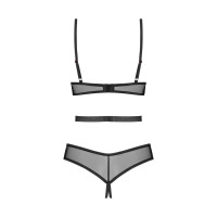 Боді Obsessive Euridia crotchless teddy M/L — Переглянути зображення 5