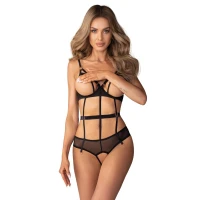 Боді Obsessive Euridia crotchless teddy M/L — Переглянути зображення 1