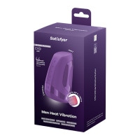 Мастурбатор Satisfyer Men Heat Vibration Battery Series имитатор минета, подогрев и вибрация — Просмотреть изображение 8
