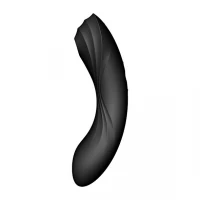 Вакуумний стимулятор з вібрацією Satisfyer Curvy Trinity 4 Black — Переглянути зображення 2