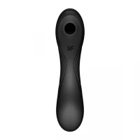 Вакуумний стимулятор з вібрацією Satisfyer Curvy Trinity 4 Black — Переглянути зображення 4