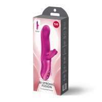 Пульсатор з вібрацією кліторального відростка Fun Factory BI STRONIC FUSION Magenta (м'яте паковання!!!) — Переглянути зображення 11