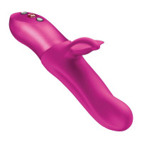 Пульсатор з вібрацією кліторального відростка Fun Factory BI STRONIC FUSION Magenta (м'яте паковання!!!) — Переглянути зображення 6