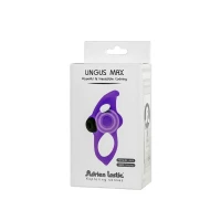 Ерекційне віброкільце Adrien Lastic Lingus MAX Violet з язичком для стимуляції клітора — Переглянути зображення 8