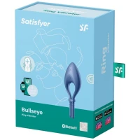 Ерекційне смарт-віброкільце ласо з регулюванням розміру Satisfyer Bullseye Blue — Переглянути зображення 3