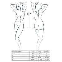 Боді Passion MELANIA BODY L/XL, black — Переглянути зображення 8