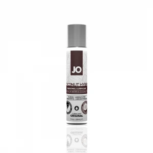 Змазка-крем з кокосовою олією JO Coconut Hybrid ORIGINAL (30 мл) біла