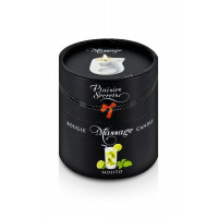 Массажная свеча Plaisirs Secrets Mojito (80 мл) подарочная упаковка, керамический сосуд