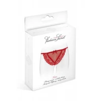 Трусики-стрінги з перлинною ниткою Fashion Secret KATIA Red — Переглянути зображення 3