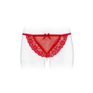 Трусики-стрінги з перлинною ниткою Fashion Secret KATIA Red