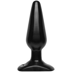 Анальна пробка Doc Johnson Smooth Classic Medium - Black, макс. діаметр 4,2 см