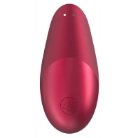 Вакуумний кліторальний стимулятор Womanizer Liberty Red, магнітна кришка, 2 насадки — Переглянути зображення 5