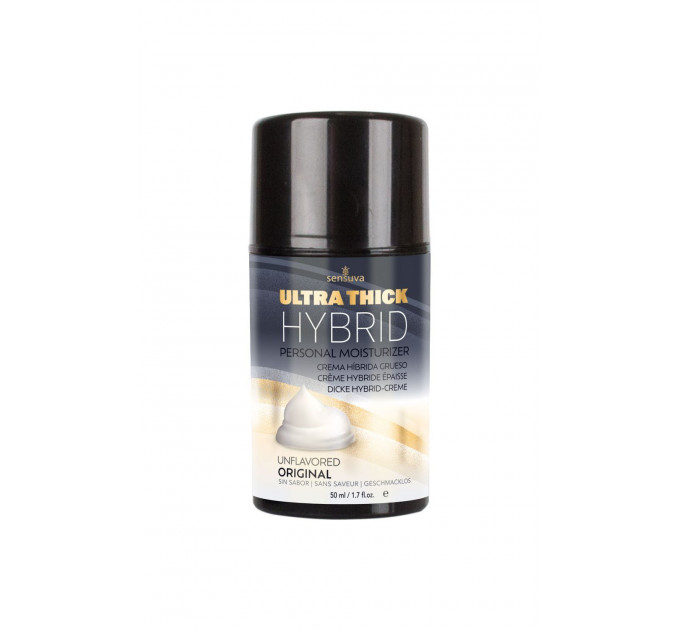 Густий крем-змазка на гібридній основі Sensuva UltraThick Hybrid Formula (50 мл) рН збалансована