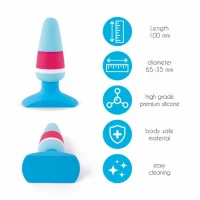 Анальна пробка FeelzToys - Plugz Butt Plug Colors Nr. 1 — Просмотреть изображение 2