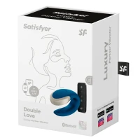 Смарт-вібратор для пар Satisfyer Double Love (Blue) — Переглянути зображення 7