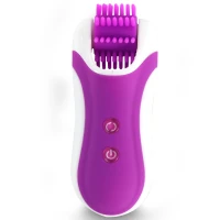 Стимулятор з імітацією оральних пестощів FeelzToys - Clitella Oral Clitoral Stimulator Purple — Переглянути зображення 4