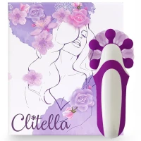 Стимулятор з імітацією оральних пестощів FeelzToys - Clitella Oral Clitoral Stimulator Purple — Переглянути зображення 1
