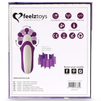 Стимулятор з імітацією оральних пестощів FeelzToys - Clitella Oral Clitoral Stimulator Purple — Переглянути зображення 7