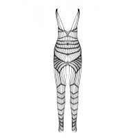 Телесный ажурный бодистокинг со сложным вертикальным плетением Casmir CA004 Телесный ажурный бодистокинг со сложным вертикальным плетением Casmir CA004