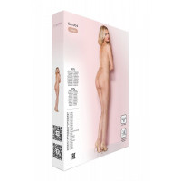 Тілесний ажурний бодістокінг зі складним вертикальним плетінням Casmir CA004 — Переглянути зображення 8