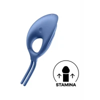 Ерекційне віброкільце-ласо Satisfyer Swordsman Blue, міцна фіксація, 10 режимів, потужний мотор — Переглянути зображення 6