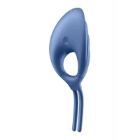 Ерекційне віброкільце-ласо Satisfyer Swordsman Blue, міцна фіксація, 10 режимів, потужний мотор — Переглянути зображення 2