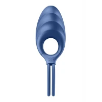 Ерекційне віброкільце-ласо Satisfyer Swordsman Blue, міцна фіксація, 10 режимів, потужний мотор — Переглянути зображення 4