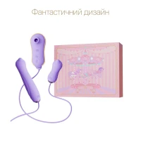 Набір 3в1 Zalo – UNICORN Set Violet, віброяйце, пульсатор, вакуумний стимулятор — Просмотреть изображение 3