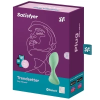 Анальна смарт-пробка з вібрацією Satisfyer Trendsetter Green — Переглянути зображення 4