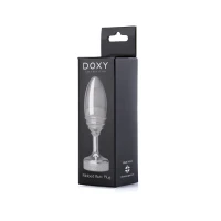 Металева анальна пробка DOXY Butt Plug RIBBED, ребриста, діаметр 3,3 см — Переглянути зображення 5