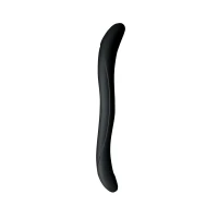 Подвійний фалоімітатор Wooomy Twoooney Semirealistic Double Dong Black, діаметр 3 та 3,8 см — Переглянути зображення 1