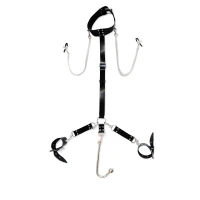 Бондажний набір з металевим анальним гаком Art of Sex Beatrice Bondage set with anal hook № 1 — Переглянути зображення 1