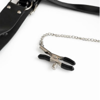 Бондажный набор с металлическим анальным крюком Art of Sex Beatrice Bondage set with anal hook № 1