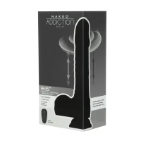 Вібро-фалоімітатор з ротацією та пульсацією Naked Addiction 8.6″ Noir, з пультом ДК — Переглянути зображення 16