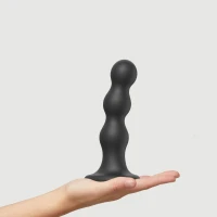 Насадка для страпона Strap-On-Me Dildo Plug Balls Black L — Переглянути зображення 2