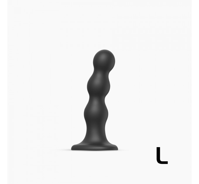 Насадка для страпона Strap-On-Me Dildo Plug Balls Black L