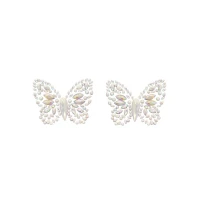 Пестис-метелики з кристалів Leg Avenue Chrysallis nipple sticker, наліпки, світяться у темряві — Переглянути зображення 3