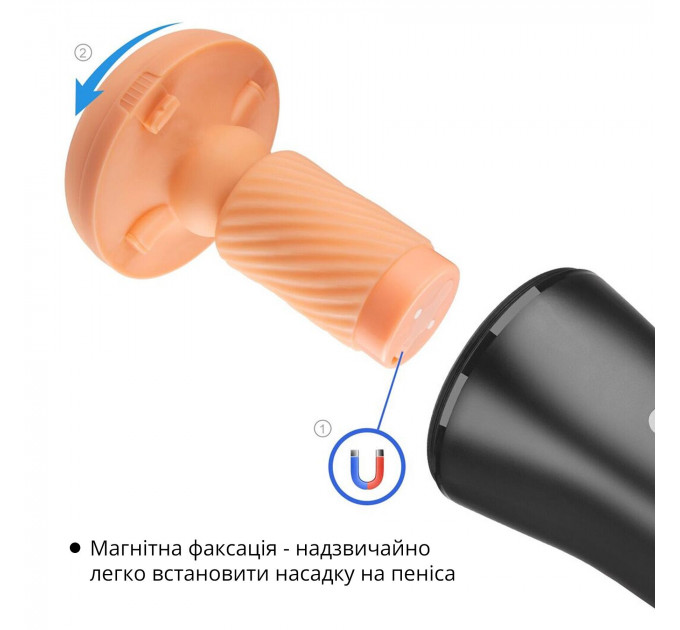 Мастурбатор Otouch INSCUP 3, движение вперед-назад плюс сжатие стенок, сенсорное управление