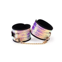 Набір Liebe Seele Pink G lossy 7pcs Bondage Kit, фіксатори, нашийник з повідцем, кляп, флогер, маска — Просмотреть изображение 2